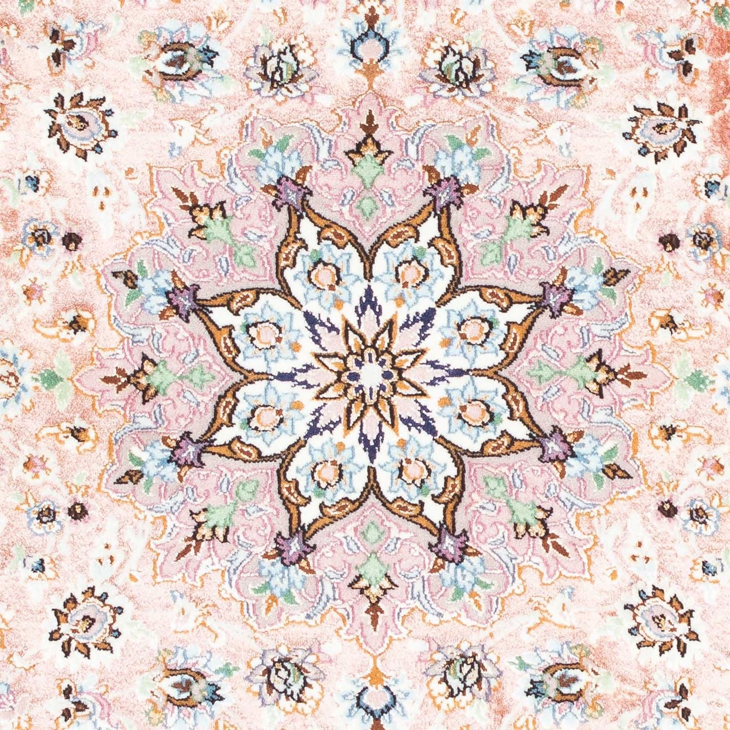 Tappeto Persero - Isfahan - Premio - 118 x 84 cm - rosa