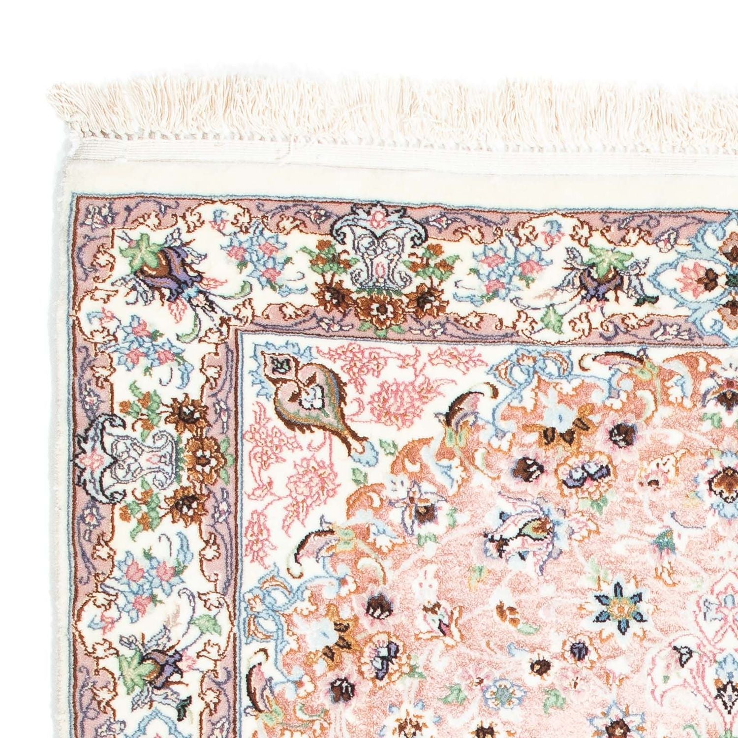 Tappeto Persero - Isfahan - Premio - 118 x 84 cm - rosa