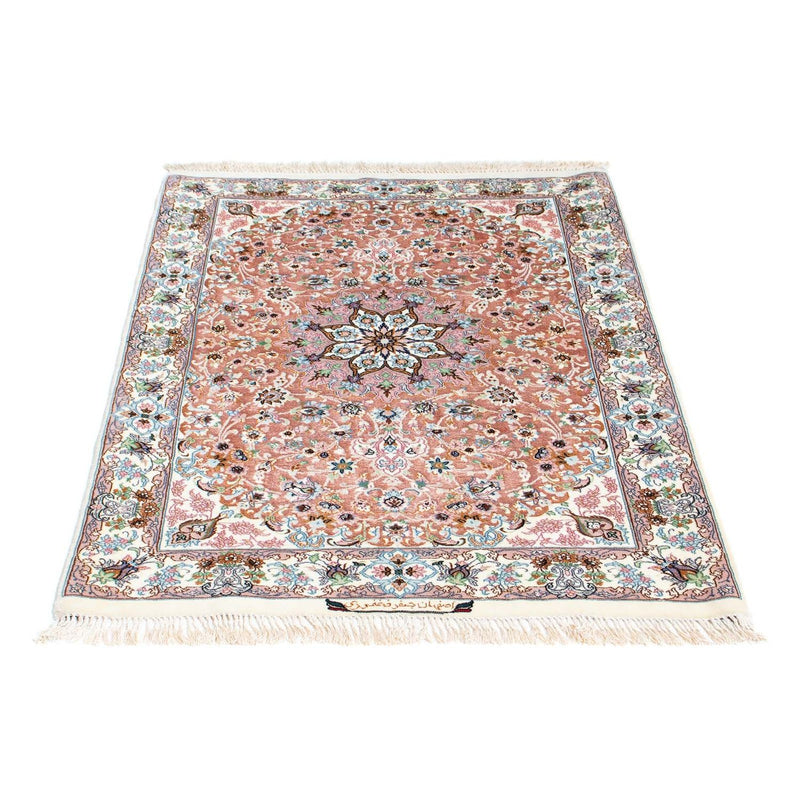Tappeto Persero - Isfahan - Premio - 118 x 84 cm - rosa