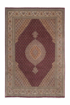 Tappeto Persero - Tabriz - 300 x 200 cm - rosso scuro