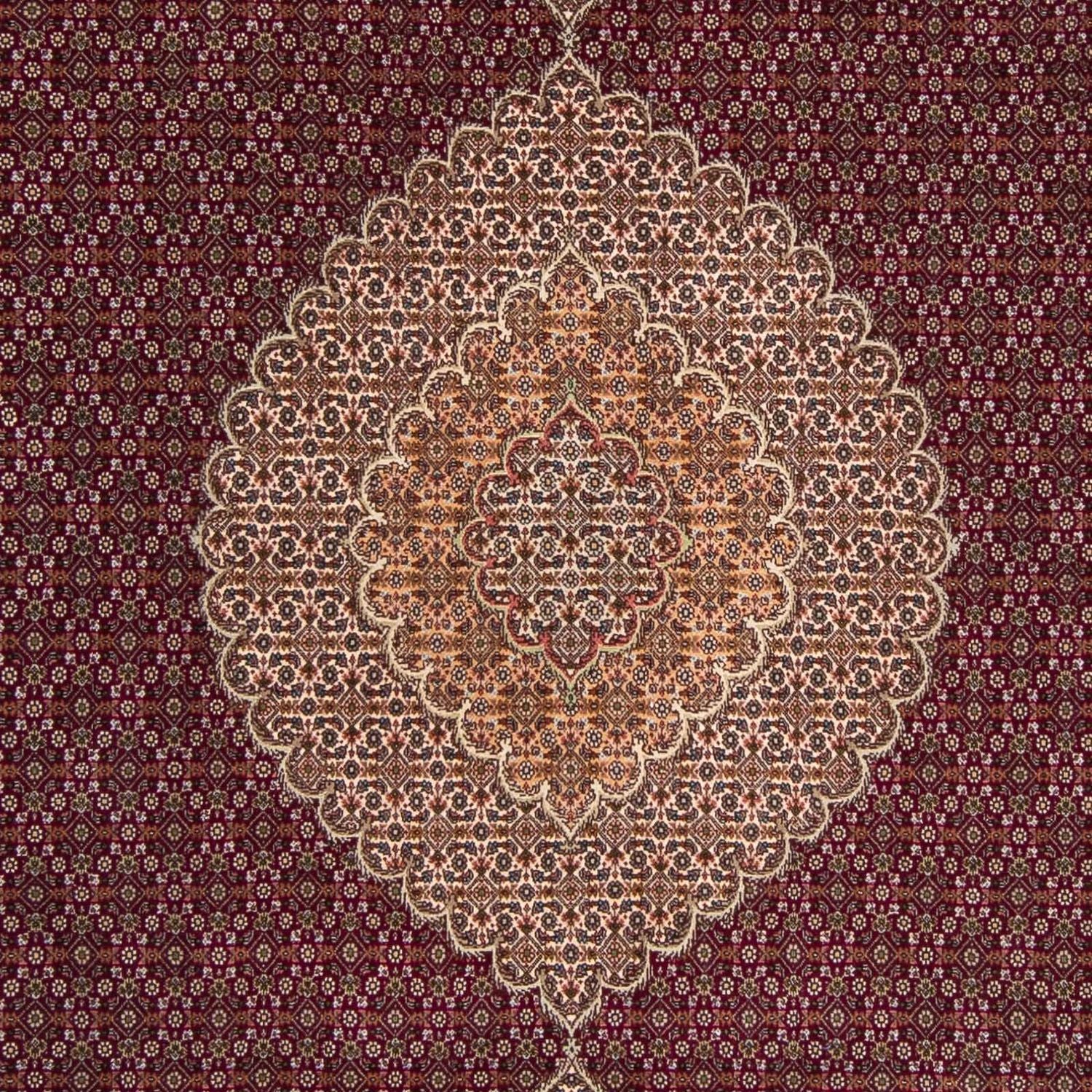 Tappeto Persero - Tabriz - 300 x 200 cm - rosso scuro