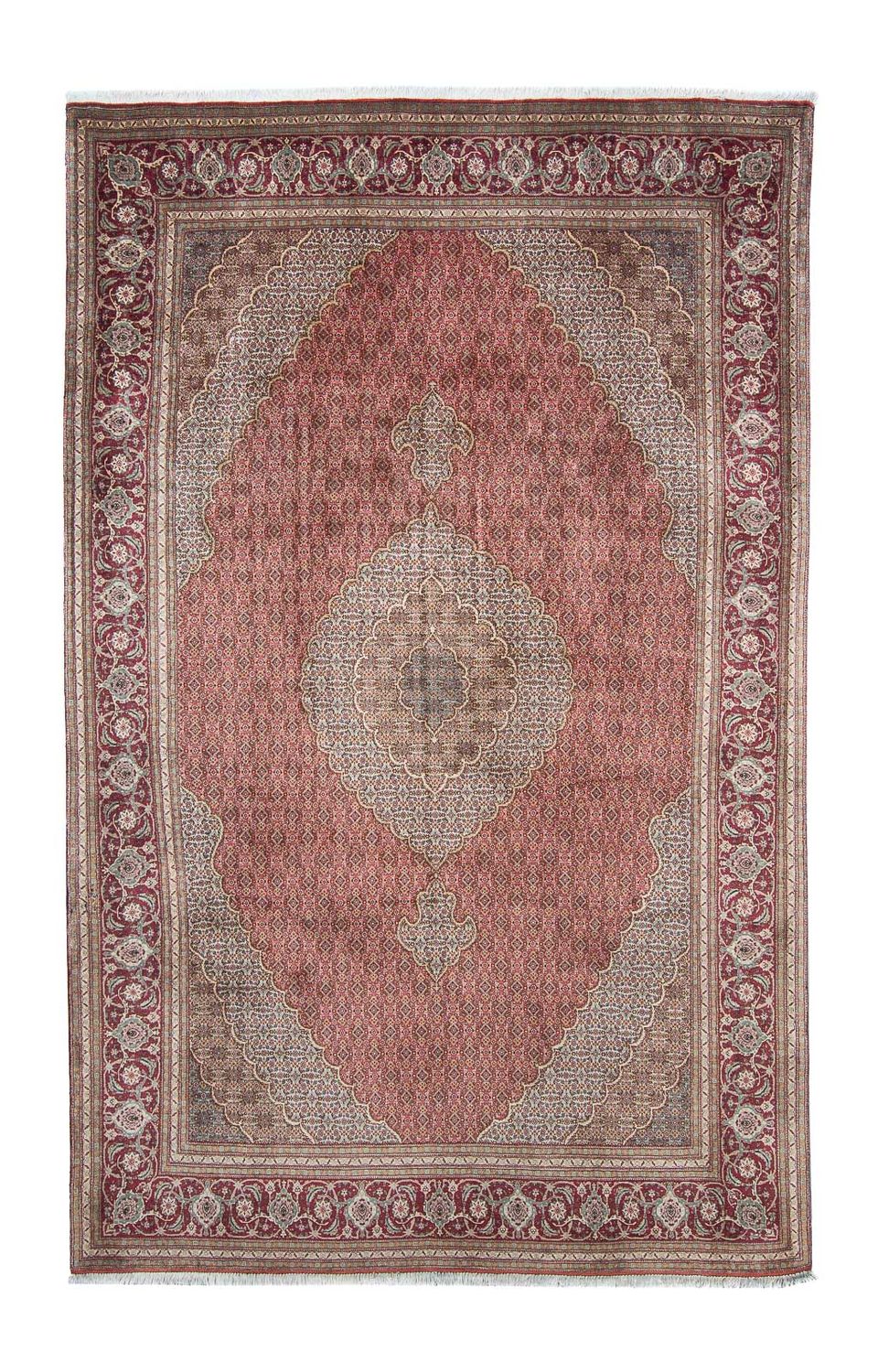Tappeto Persero - Tabriz - 303 x 200 cm - rosso chiaro