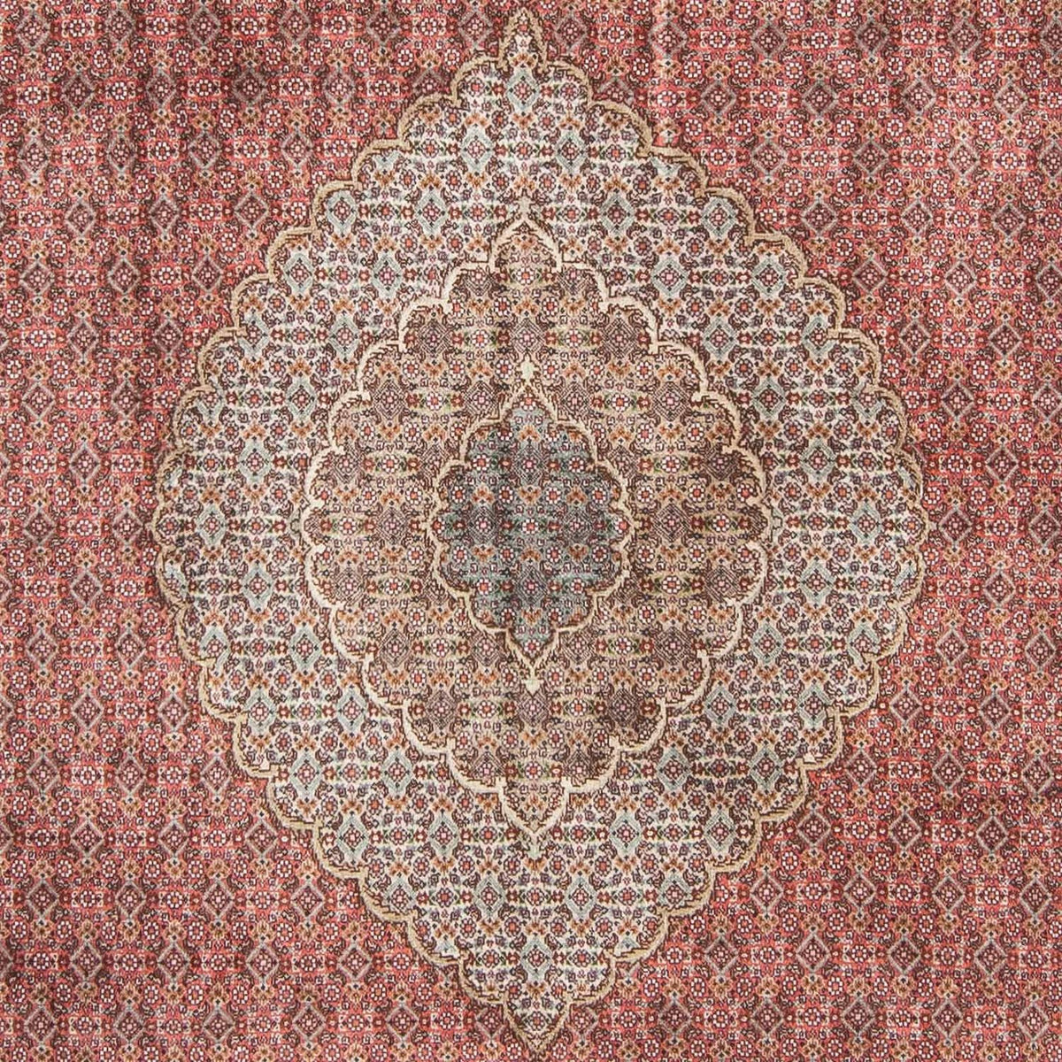 Tappeto Persero - Tabriz - 303 x 200 cm - rosso chiaro