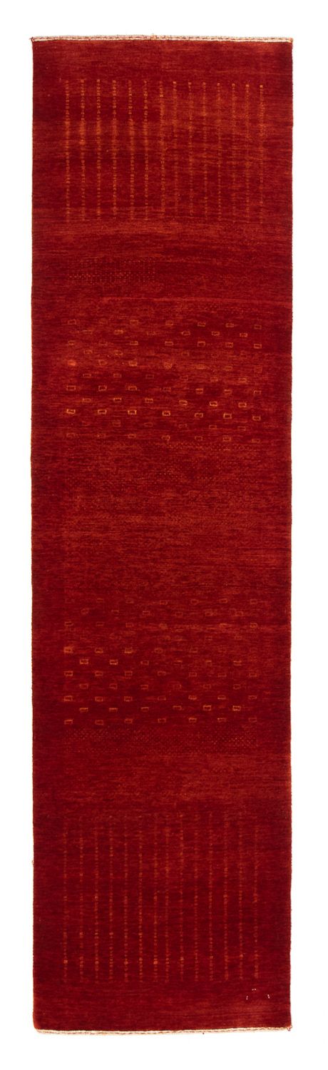 Tappeto corsia Tappeto Gabbeh - Loribaft Persero - 307 x 80 cm - rosso