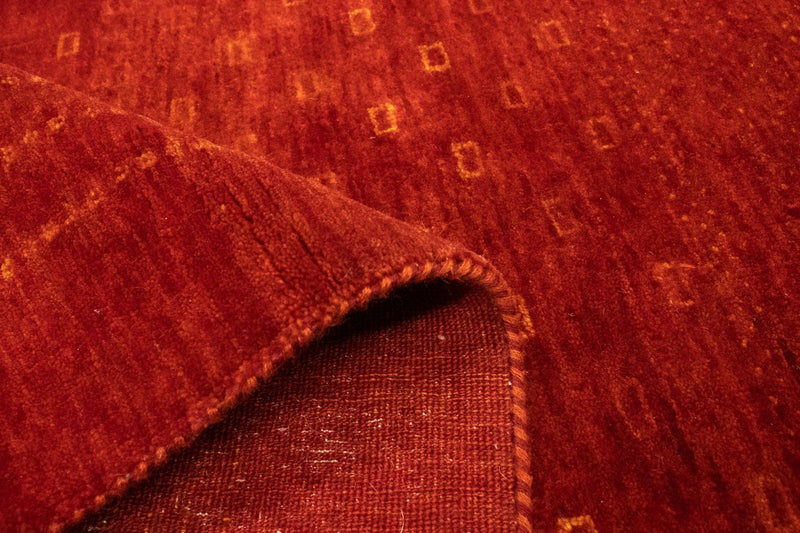 Tappeto corsia Tappeto Gabbeh - Loribaft Persero - 307 x 80 cm - rosso