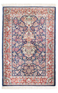 Tappeto Persero - Ghom - 118 x 80 cm - blu scuro