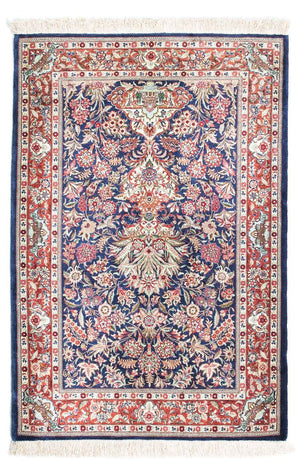 Tappeto Persero - Ghom - 118 x 80 cm - blu scuro