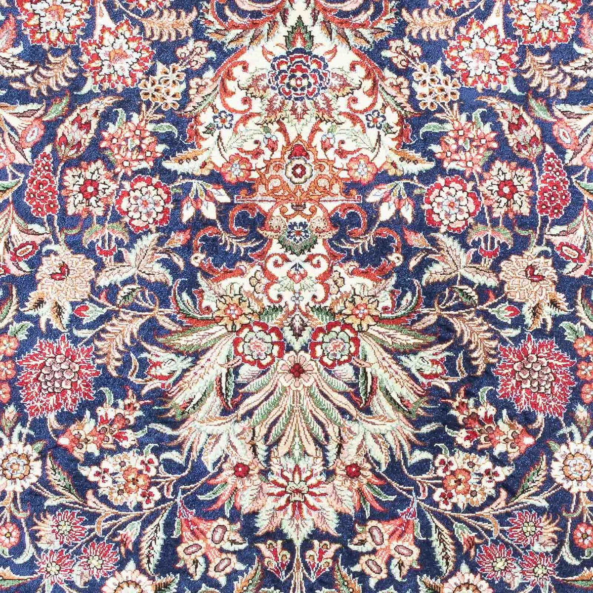 Tappeto Persero - Ghom - 118 x 80 cm - blu scuro