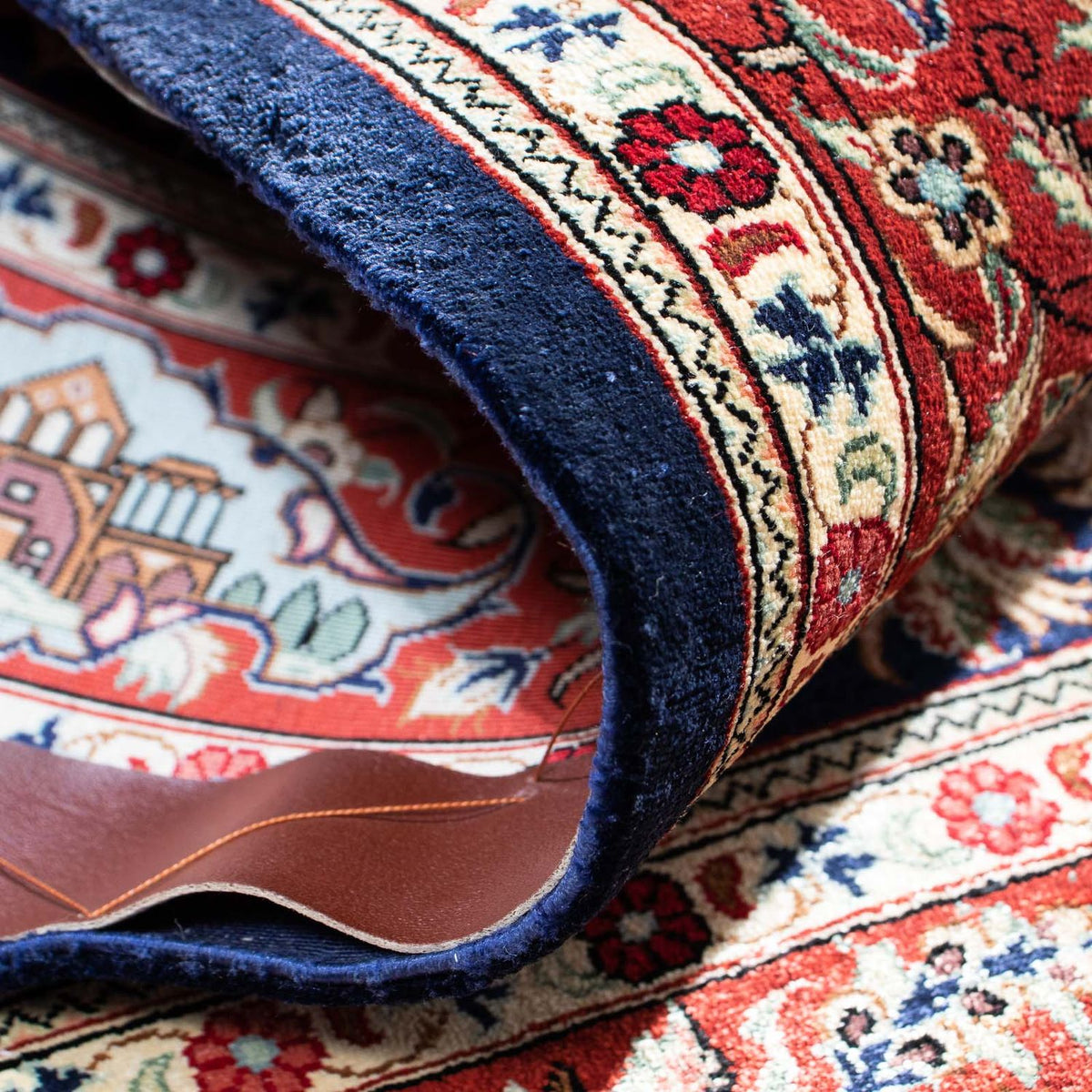 Tappeto Persero - Ghom - 118 x 80 cm - blu scuro