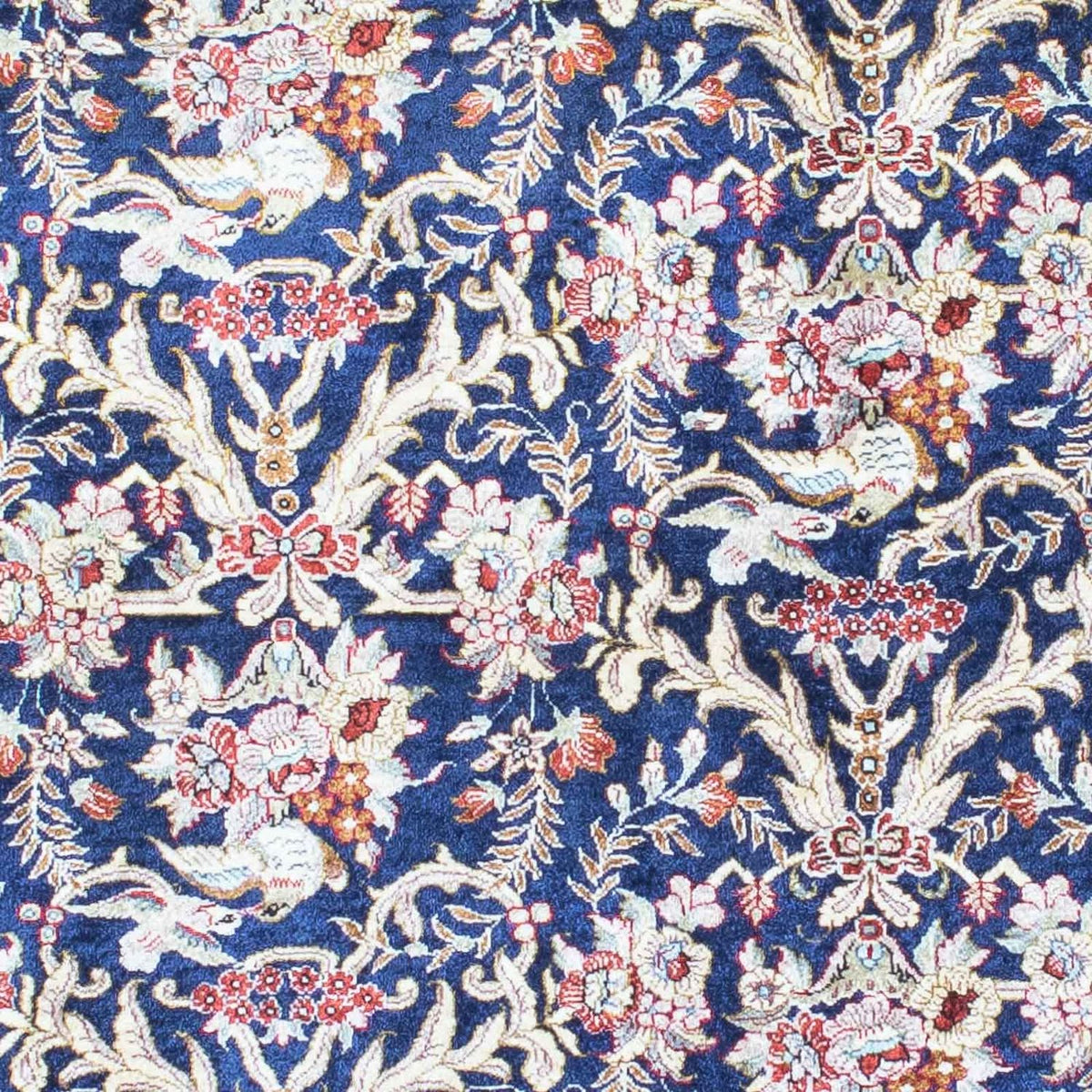 Tappeto Persero - Ghom - 147 x 104 cm - blu scuro