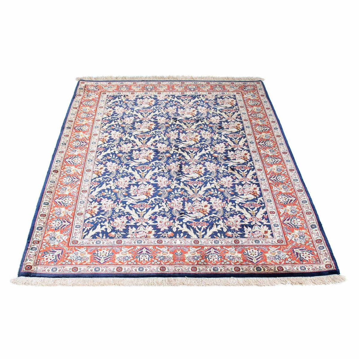 Tappeto Persero - Ghom - 147 x 104 cm - blu scuro