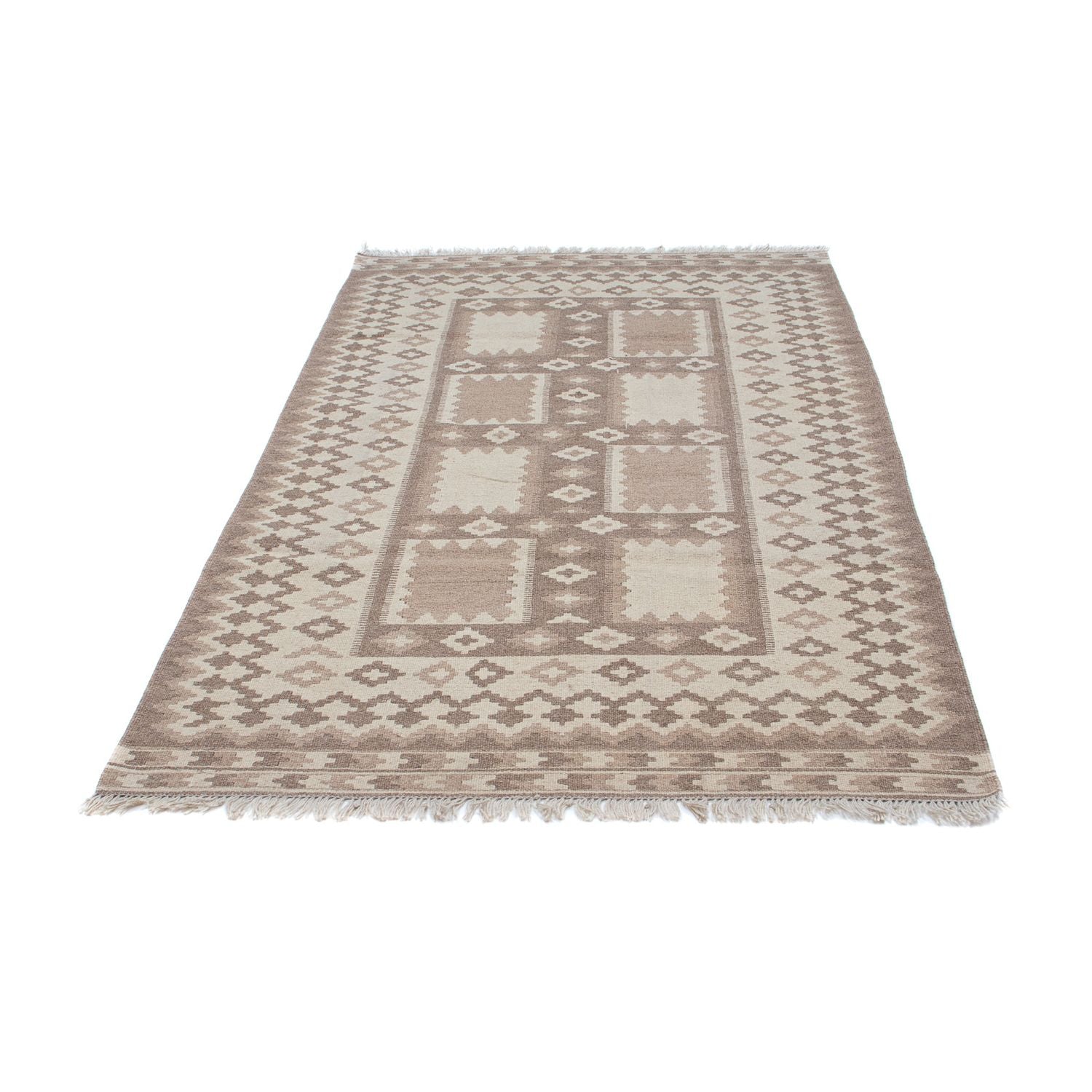Tappeto Kelim - Orientale - 190 x 120 cm - grigio chiaro