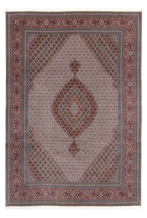 Tappeto Persero - Tabriz - 355 x 253 cm - marrone scuro