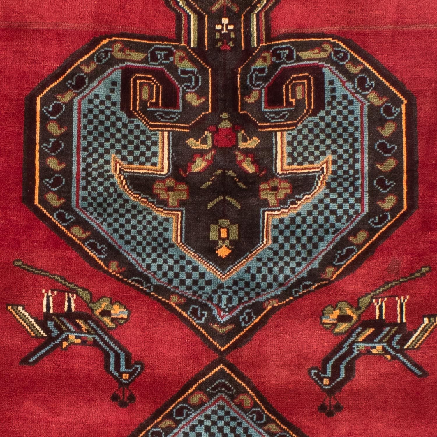 Tappeto Persero - Nomade - 192 x 134 cm - rosso scuro