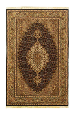 Tappeto Persero - Tabriz - Reale - 159 x 101 cm - nero