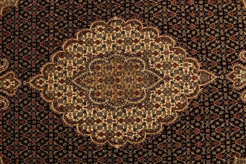 Tappeto Persero - Tabriz - Reale - 159 x 101 cm - nero