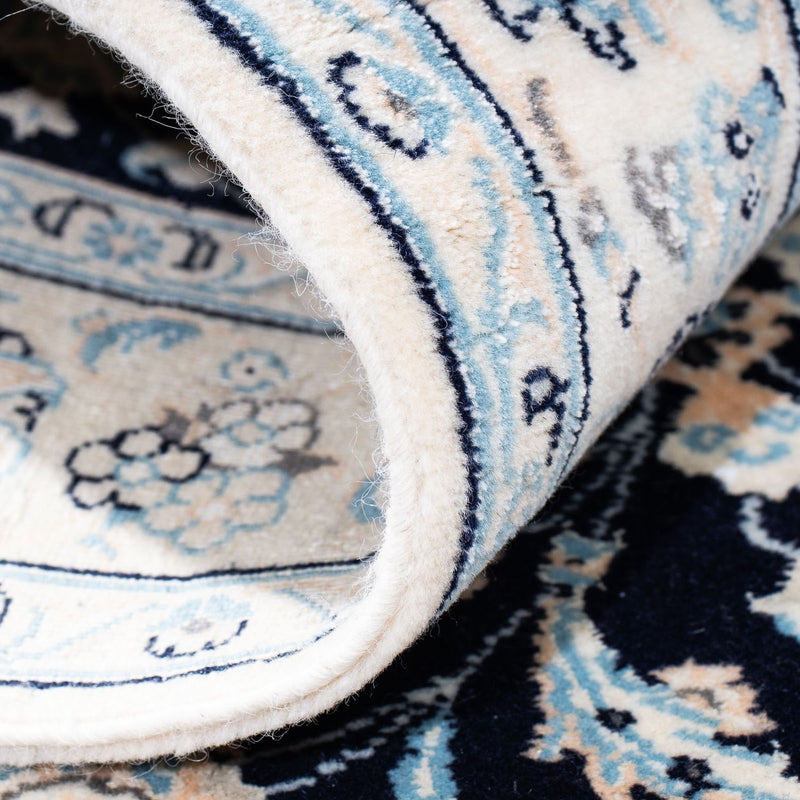 Tappeto Persero - Nain - Reale - 150 x 100 cm - blu scuro