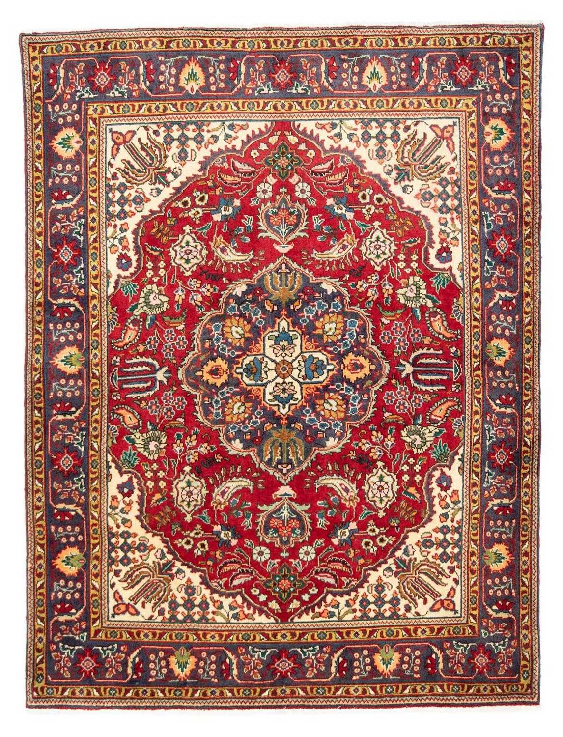 Tappeto Persero - Tabriz - Reale - 200 x 150 cm - rosso