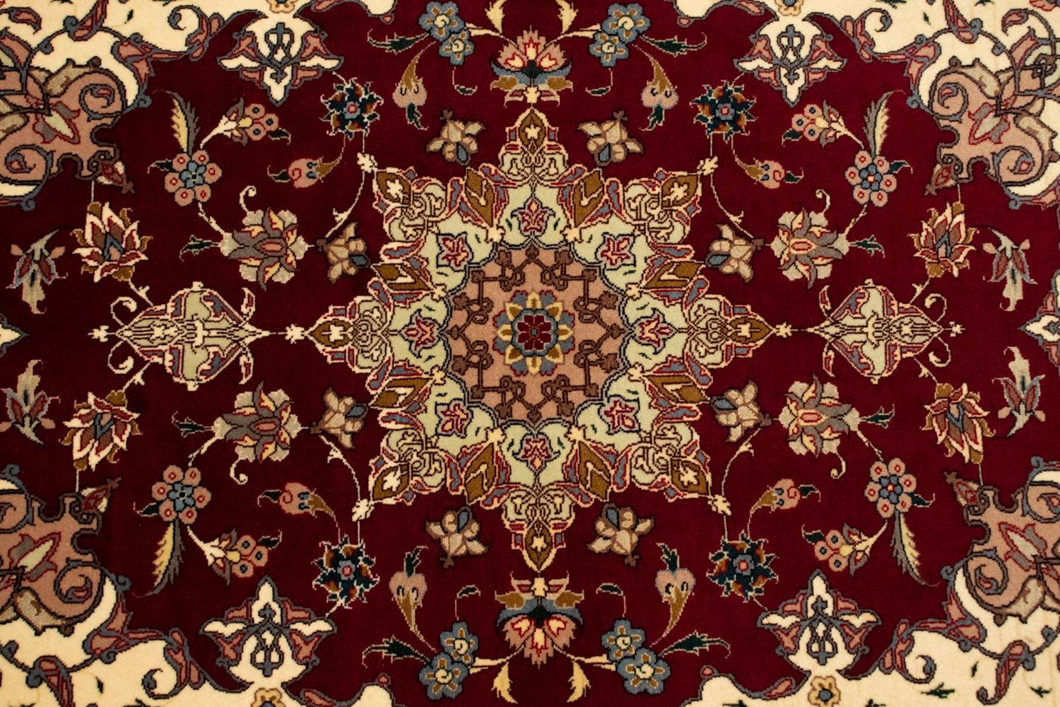 Tappeto Persero - Tabriz - Reale - 148 x 103 cm - rosso