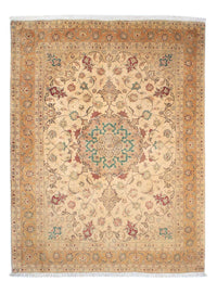 Tappeto Persero - Tabriz - Reale - 203 x 156 cm - marrone chiaro