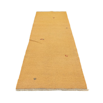Tappeto corsia Tappeto Gabbeh - Persero - 278 x 80 cm - oro