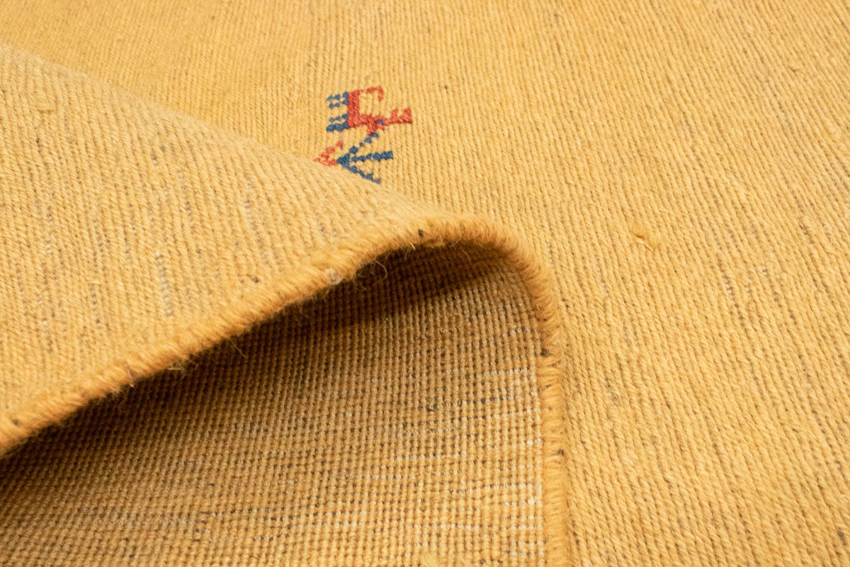 Tappeto corsia Tappeto Gabbeh - Persero - 278 x 80 cm - oro