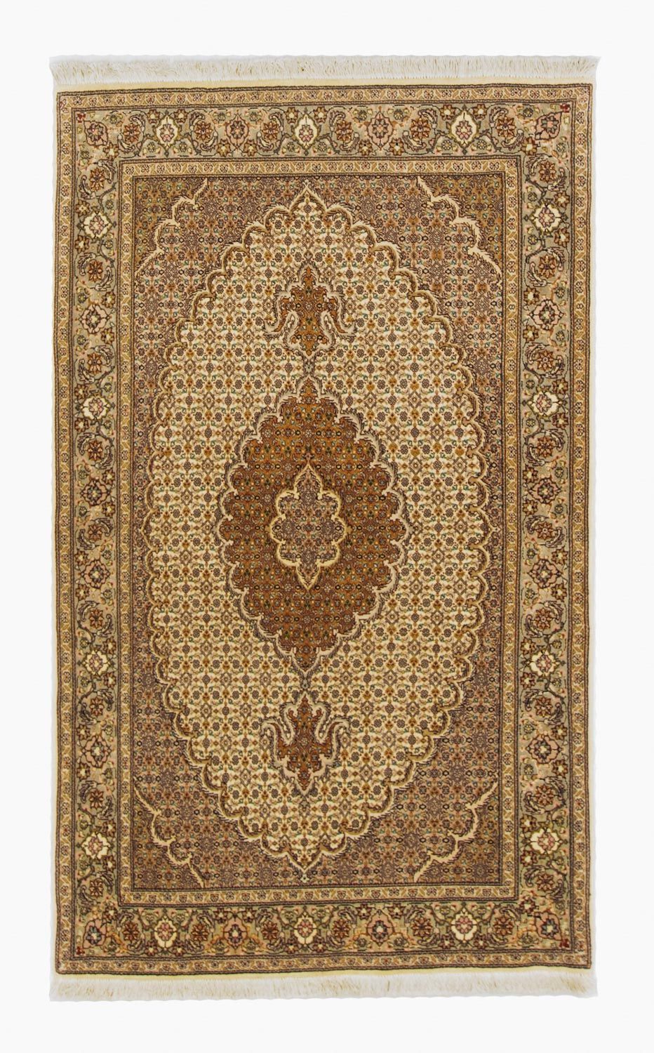 Tappeto Persero - Tabriz - 163 x 100 cm - beige scuro