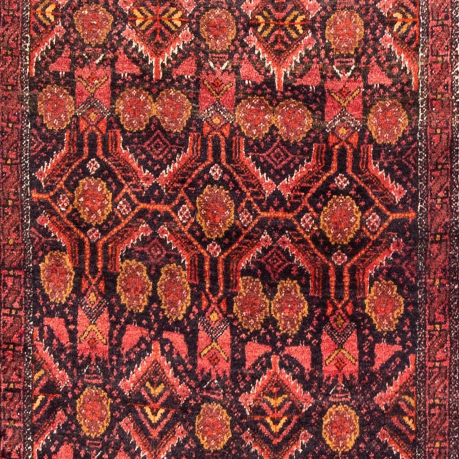 Tappeto corsia Tappeto Persero - Nomade - 202 x 95 cm - rosso