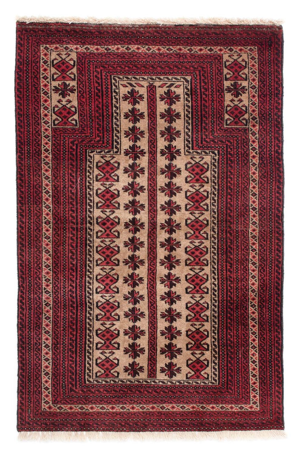 Tappeto Persero - Nomade - 135 x 86 cm - rosso scuro
