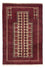 Tappeto Persero - Nomade - 135 x 86 cm - rosso scuro