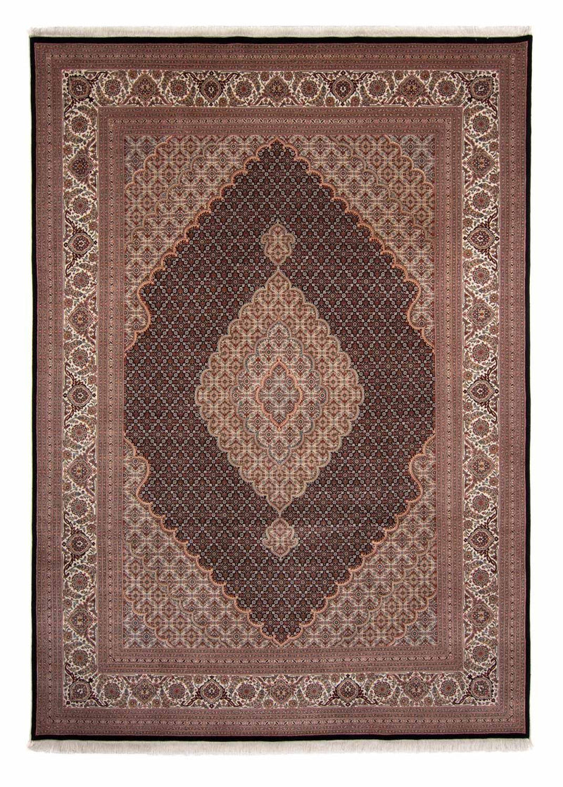 Tappeto Persero - Tabriz - 346 x 247 cm - blu scuro