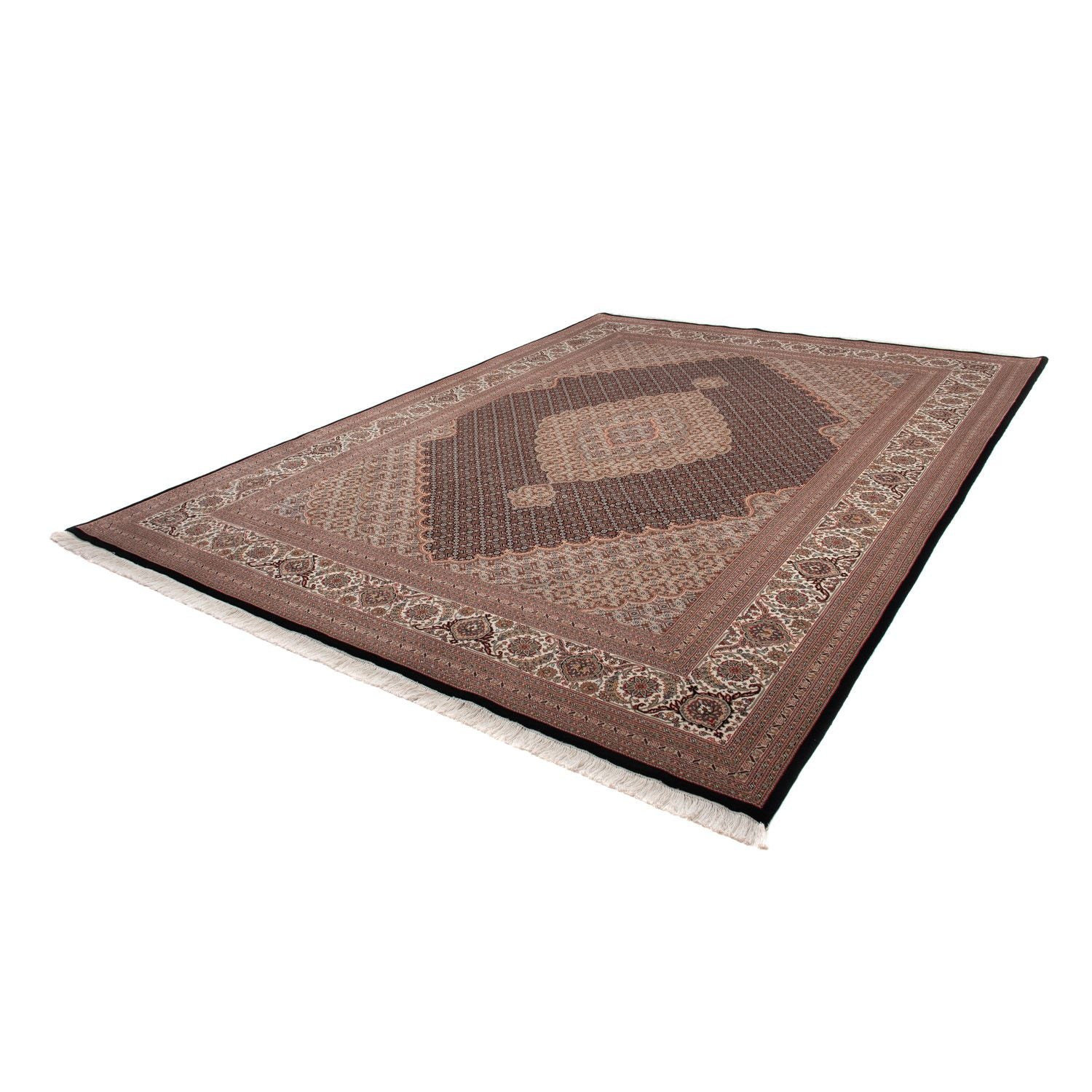 Tappeto Persero - Tabriz - 346 x 247 cm - blu scuro