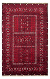 Tappeto Turkaman 157x246cm - Tappeto persiano - Rettangolo / Rosso scuro / 157 x 246 cm Rettangolo