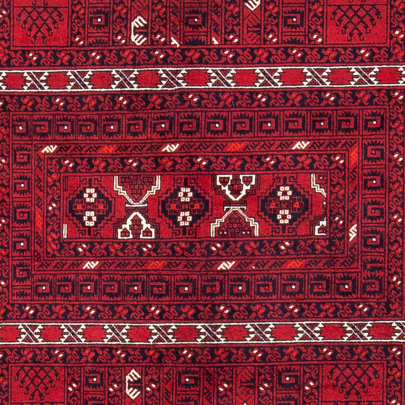 Tappeto Turkaman - 246 x 157 cm - rosso scuro