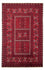 Tappeto Turkaman - 246 x 159 cm - rosso scuro