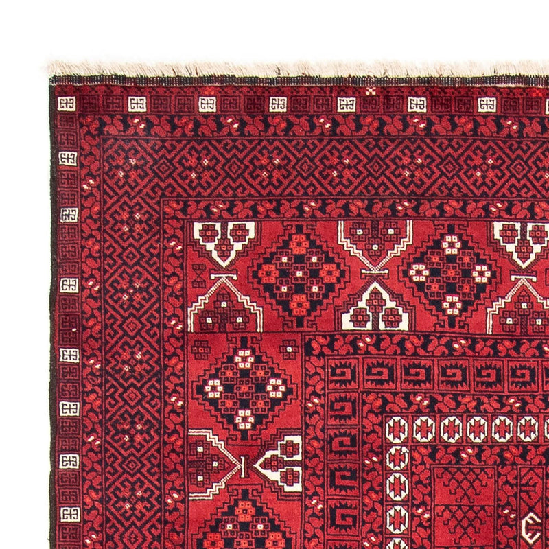 Tappeto Turkaman - 246 x 159 cm - rosso scuro