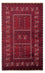 Tappeto Turkaman - 252 x 160 cm - rosso scuro