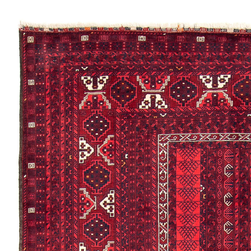 Tappeto Turkaman - 246 x 160 cm - rosso scuro