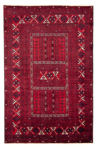 Tappeto Turkaman - 240 x 157 cm - rosso scuro