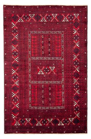 Tappeto Turkaman - 240 x 157 cm - rosso scuro