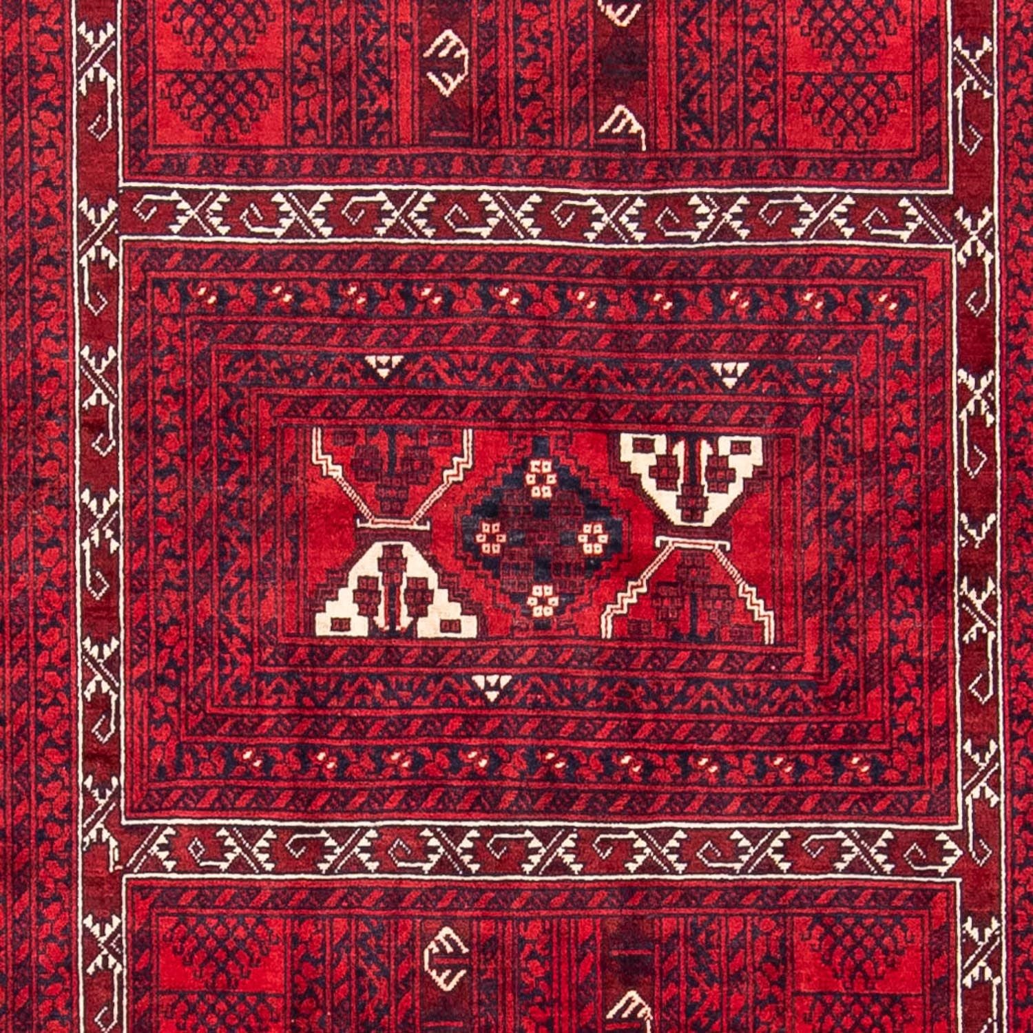 Tappeto Turkaman - 240 x 157 cm - rosso scuro