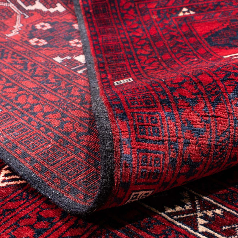 Tappeto Turkaman - 240 x 157 cm - rosso scuro