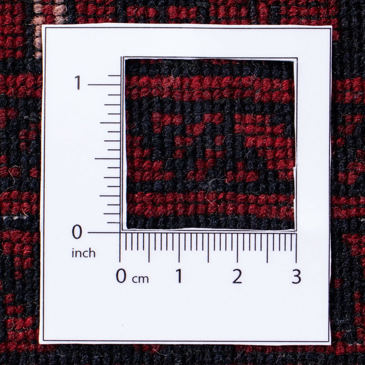 Tappeto Turkaman - 240 x 157 cm - rosso scuro