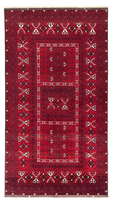 Tappeto Turkaman - 255 x 151 cm - rosso scuro