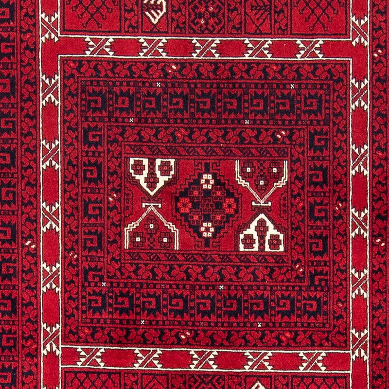 Tappeto Turkaman - 255 x 151 cm - rosso scuro