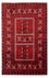 Tappeto Turkaman - 243 x 160 cm - rosso scuro