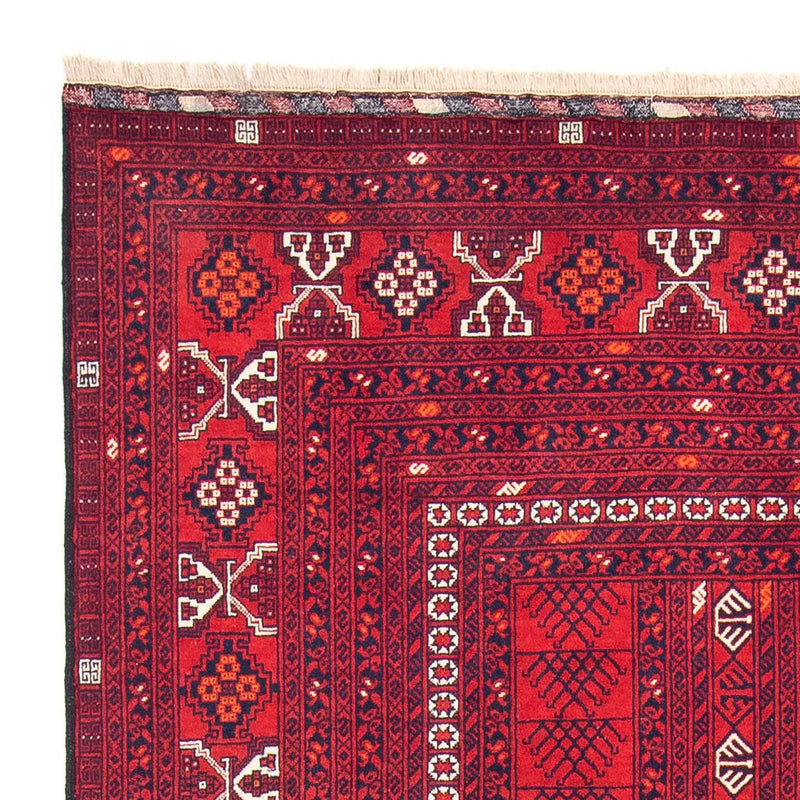 Tappeto Turkaman - 245 x 158 cm - rosso scuro