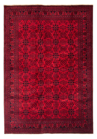 Tappeto afgano - 287 x 202 cm - rosso scuro