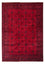 Tappeto afgano - 287 x 202 cm - rosso scuro