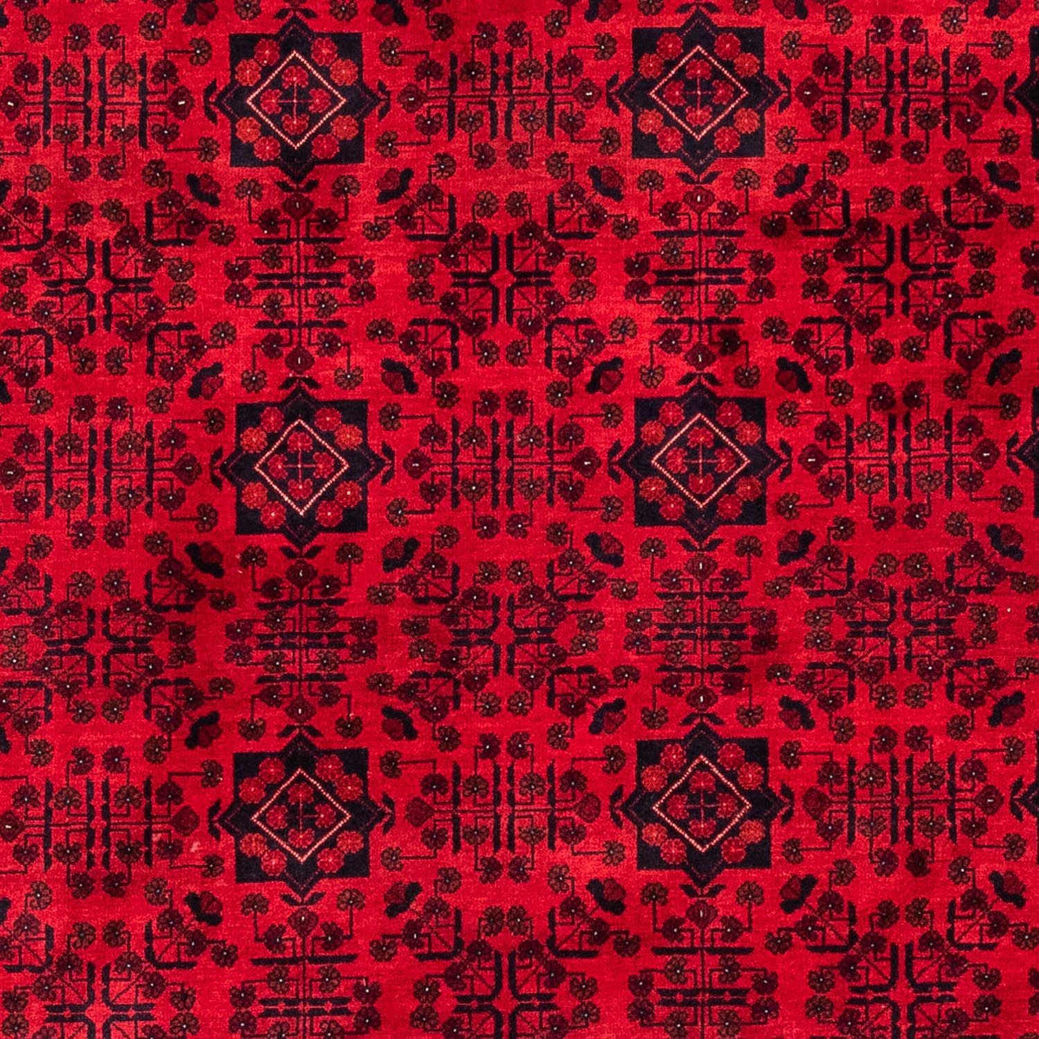 Tappeto afgano - 287 x 202 cm - rosso scuro